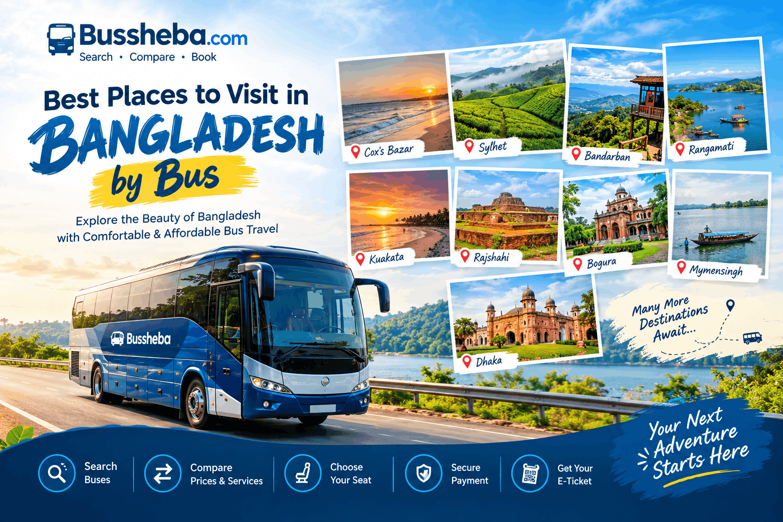 Best places to visit in Bangladesh by bus – Bangladesh bus travel guide